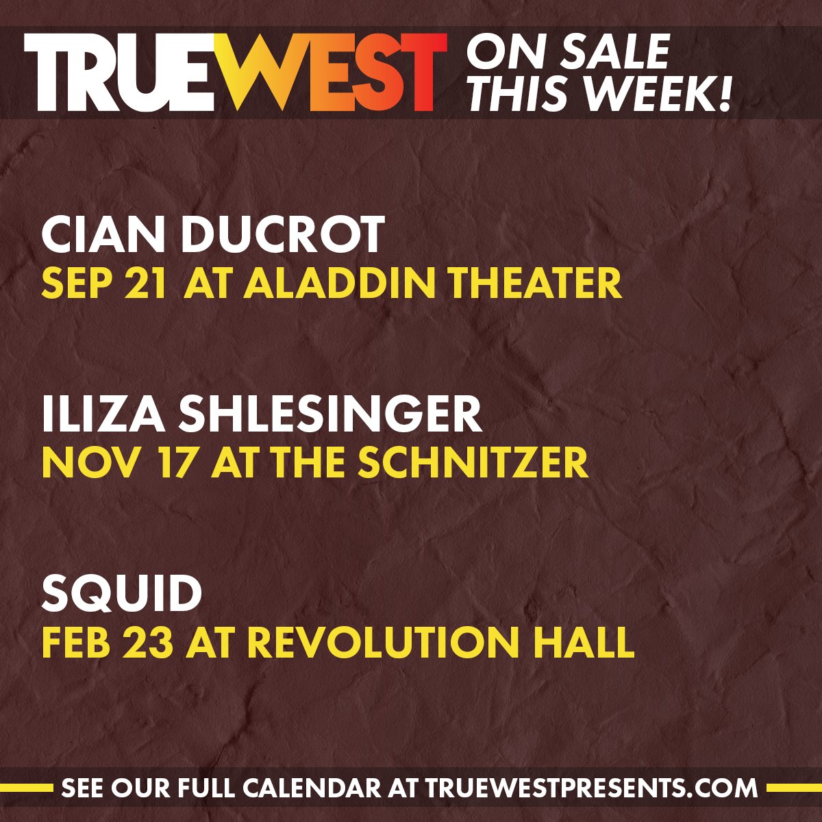 True West Concerts tweet media