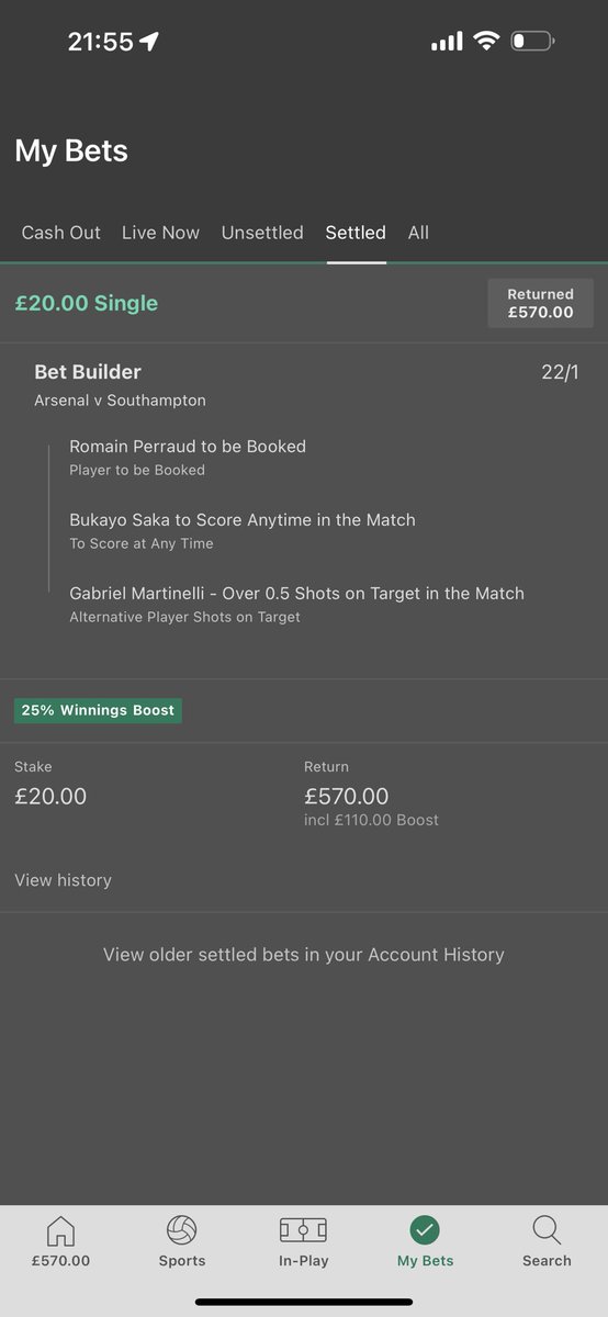 hustie13's tweet photo. @AndyRobsonTips Thank you 🙌🏼 https://t.co/w2LnLinjVf