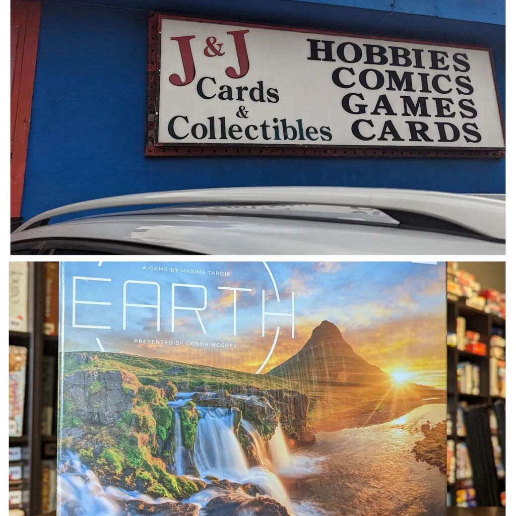 We stopped by the best toy and game retailer in #ontario #canada today @jj_superstore to grab a copy of Earth and tacked on a few others. 

Much asked for Tapple and Sh#t happens. As well as a new Sequence to replace our well worn copy and Mandala!

Come… instagr.am/p/CrT_51FgamW/