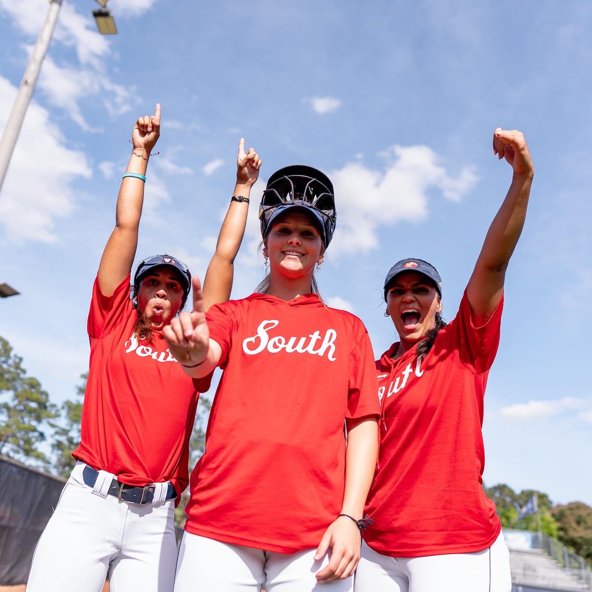 SouthAlabamaSB's tweet photo. The girls wanted to take the pictures today📸 
How’d they do🤔

#AllGasNoBrakes https://t.co/evYAZbjVek