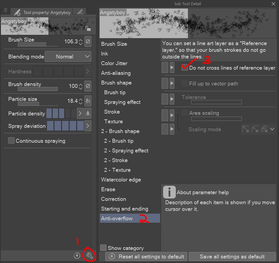 🔪 Chelsea 🔪 Sunset Phoenix on Twitter "You can actually do this to any brush in clip studio