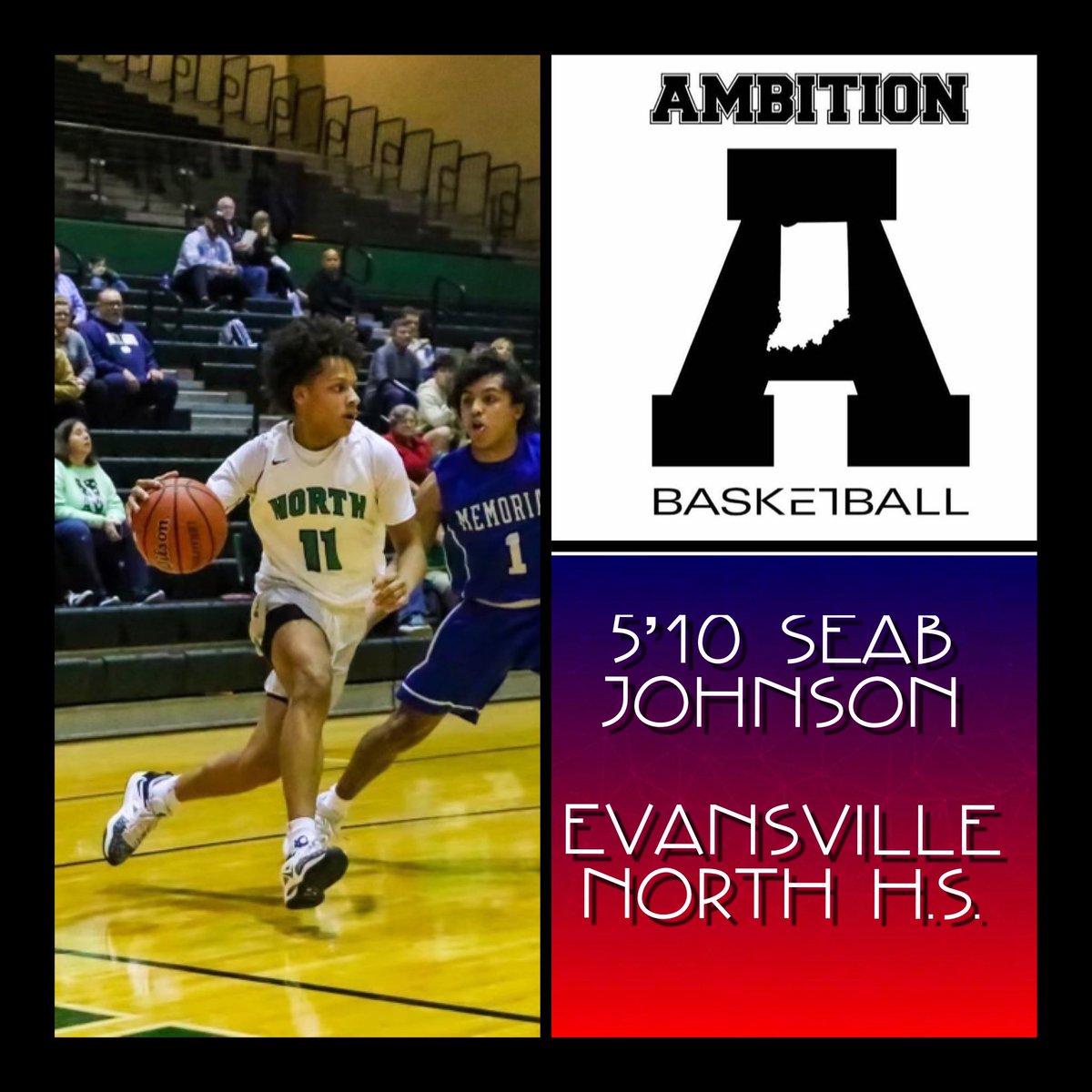 Introducing our squad…starting with 2026 guard Seab Johnson from Evansville North high school! <a href="/NHSHuskiesBball/">North Huskies Boys Basketball</a> <a href="/Coachmitchlew/">Ambition Basketball</a>