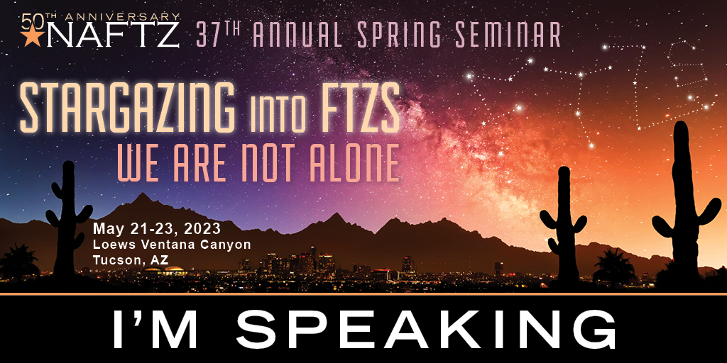 ManagerFtz's tweet photo. Looking forward to sharing the grantee's perspective with Acting Executive Secretary of the Foreign Trade Zones Board, Elizabeth Whiteman, presenting key points of the Public Utility and Uniform Treatment provisions of the FTZ Act. #NAFTZ #2023SpringSeminar https://t.co/w3d7qptEBJ