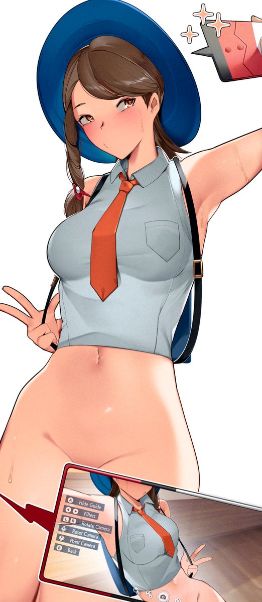 Pokegrls's tweet photo. 🎒Hum.... Asi no debería verse nada que no deba enseñar...

『La entrenadora estaba haciéndose unas fotos atrevidas que su amiga le dijo que serian "divertidas", sin saber que cerca de ella se encontraba el/la lector/a que pudo ver las partes que foto no captaba.🞃』 https://t.co/M2SZbn6D8H