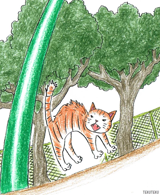 #上手いとか下手とかそういうのは関係なく自分が気に入っている絵を4枚選ぶ  #猫好き #illustration #オリジナルイラスト  