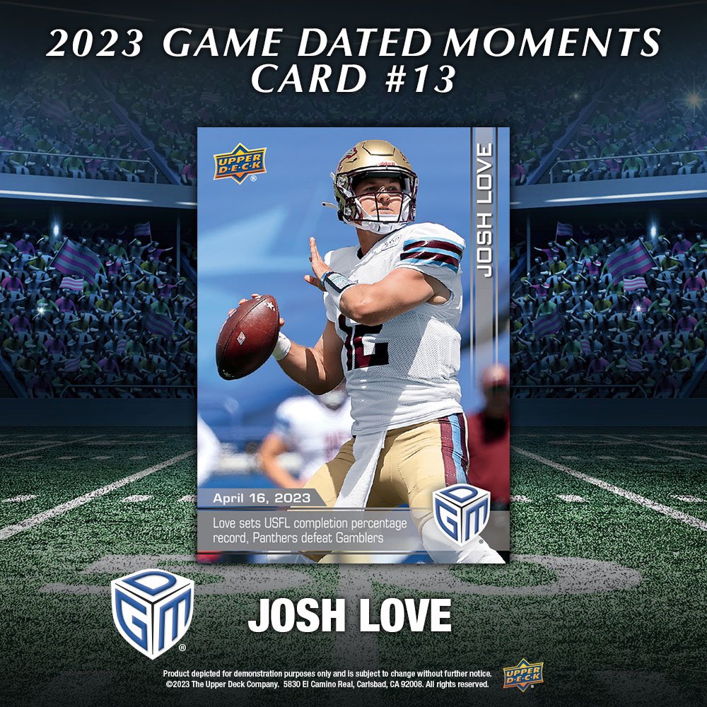 The <a href="/Josh12Love/">J.Love</a> bonus card is now available on <a href="/UpperDeckSports/">Upper Deck</a>’ website, and will be available for 1 week only‼️🐾

Head to the link below to grab yours: upperdeckepack.com/Store/Product/…