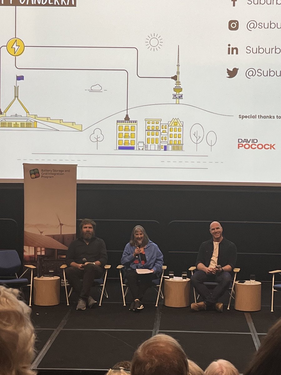 peterry73452611's tweet photo. Attended a public event last night in ACT with Sen David Pocock and Saul Griffith about electrifying our communities - our lives. This is concrete meaningful action that all of us concerned about climate change can participate in. Read Saul’s Quarterly Essay “The wires that bind” https://t.co/aDY1AdvWj2