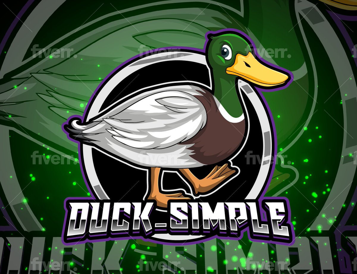 DuckSimple_'s tweet photo. New stream logo!!! lets gooooo! .... cant wait to get back into streaming again with the squad!!!! https://t.co/9H0soveGUA