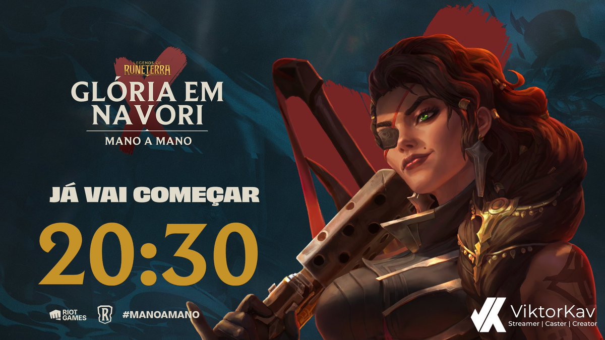 Tá preparado para o confronto!? O #MANOAMANO começa às 19:00 com uma porradaria franca (sem perder a amizade) entre criadores da comunidade de <a href="/RuneterraBrasil/">Legends of Runeterra Brasil</a>!

Acompanhe as partidas ao vivo em twitch.tv/viktorkav
