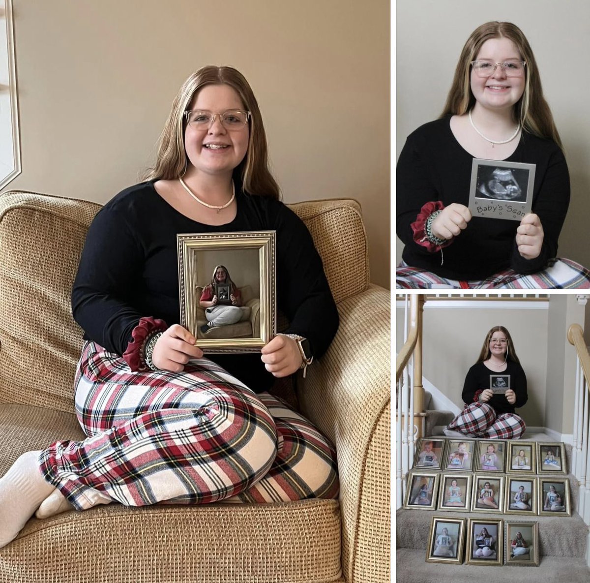 EmmaHurt1976's tweet image. 14 years ago today, I had my 20 week scan and on this day, each year since, we’ve done a photo shoot with all her photos from previous years.#WhataDifferenceaYearMakes