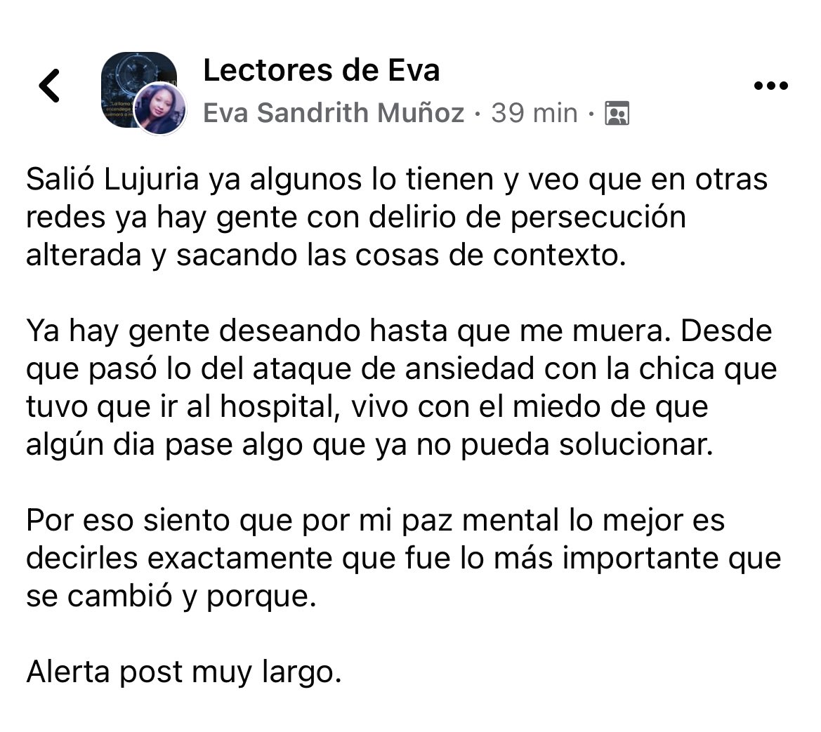 NicoleAyal28's tweet photo. Lo que suponía una celebración por sacar Lujuria en Físico, se convirtió en preocupación, por personas que no entienden el daño que ocasionan, lanzando su odio mediante redes sociales por personajes FICTICIOS 💆🏻‍♀️ https://t.co/UEEKMjuWkF