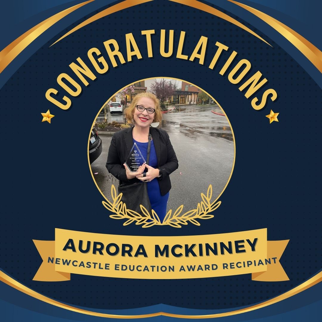 Congrats to Hazen teacher Aurora McKinney on receiving the Newcastle Education Award! We are lucky to have you as one of our teachers and to have you in the Hazen Family!