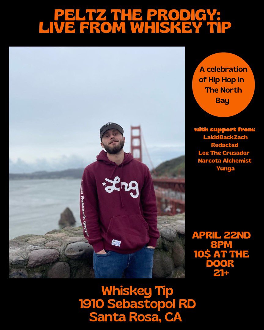 RedactedMcFly's tweet photo. 4.22.23 - Come out to Whiskey Tip in Santa Rosa for a dope lineup!! $10 cover!! https://t.co/BTG7kOcmGq