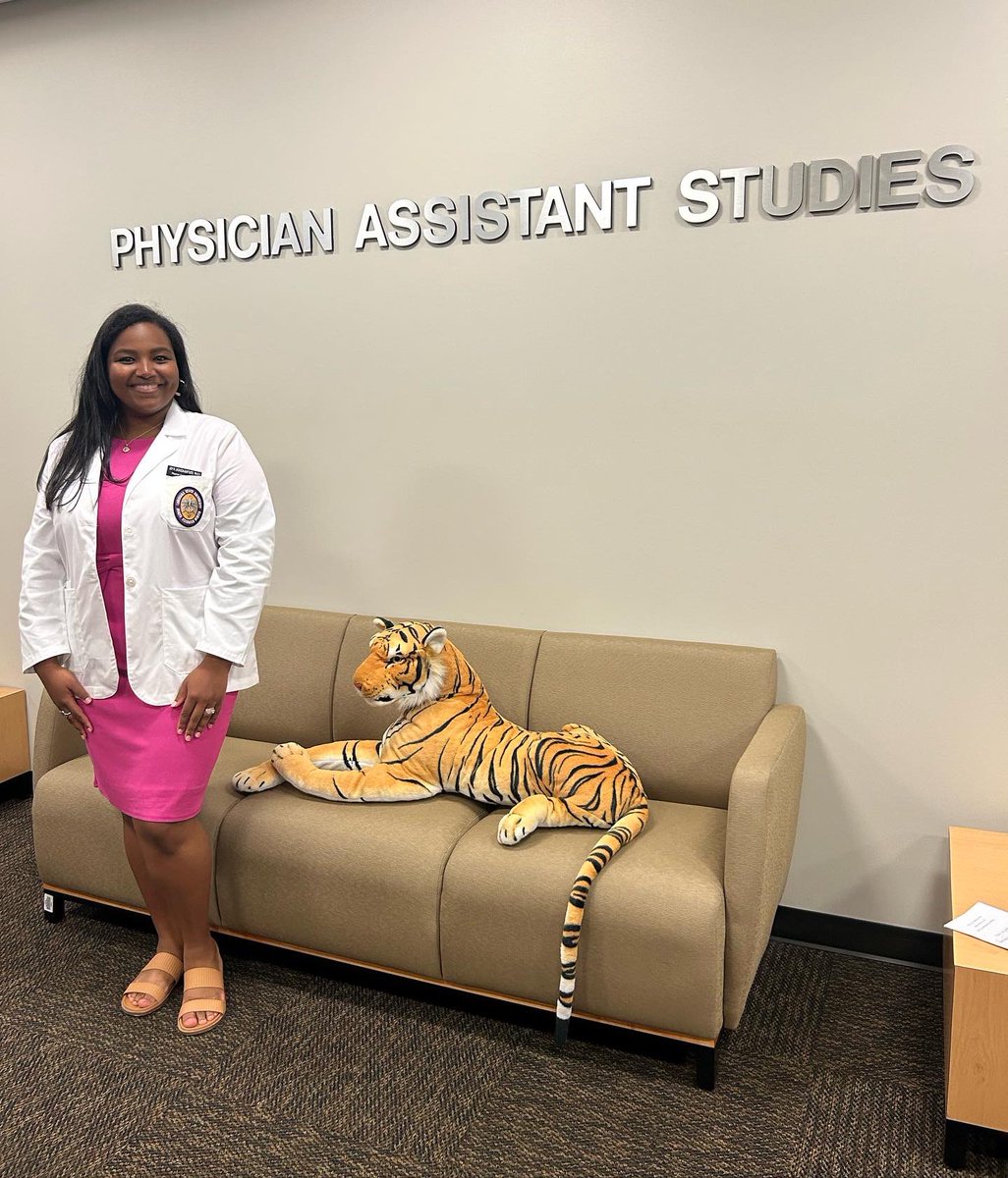 What a Day! 👩🏾‍⚕️💜💛 #BlackGirlWhiteCoat