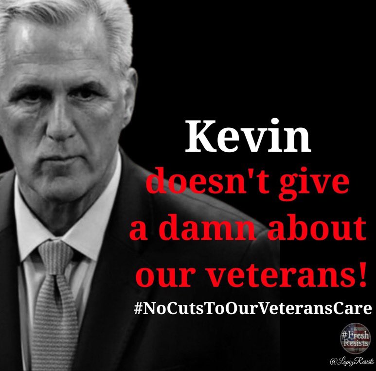 All Gave Some…

And in return Kevin McCarthy is willing to compromise medical care for Veterans by cutting funding by a whopping 22 %.

What a disgrace. 

#NoCutsToVeteransCare
#FreshResists