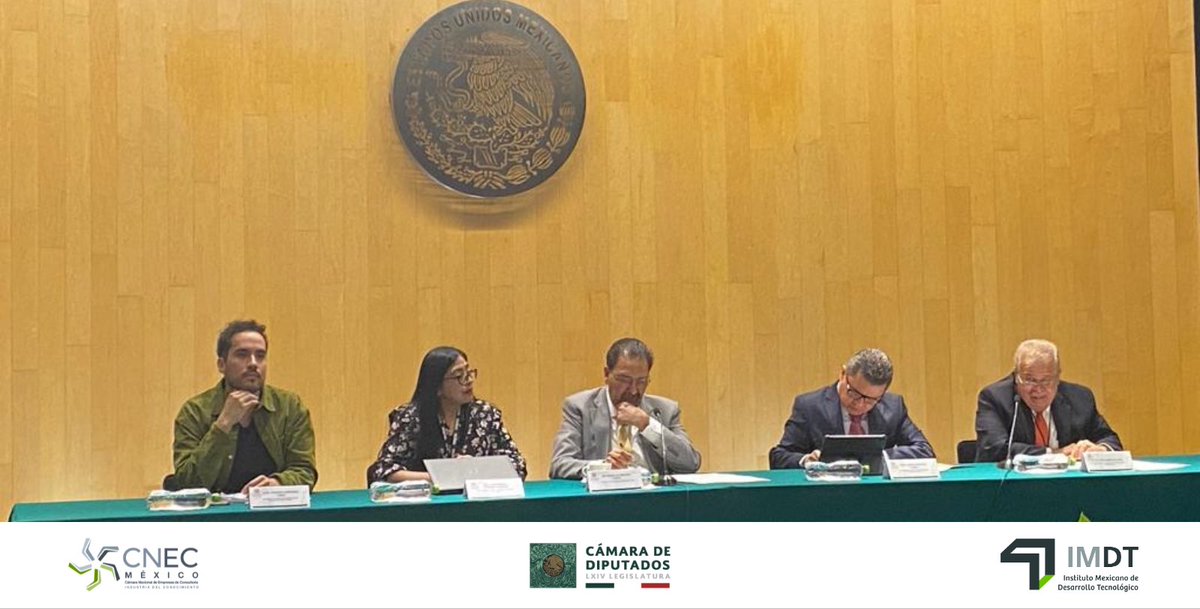 CNEC_Mexico's tweet photo. 📌 El Presidente de nuestro Consejo Consutivo, Dr. Reyes Juárez, indicó que #CNEC trabaja para contar con un Plan Nacional de Infraestructura que promueva el crecimiento para los próximos 25 años. 

2a Semana Nal Infraestructura Transformadora

@Mx_Diputados 
@ReginaldoSF_PT https://t.co/nBEC5qwkmU