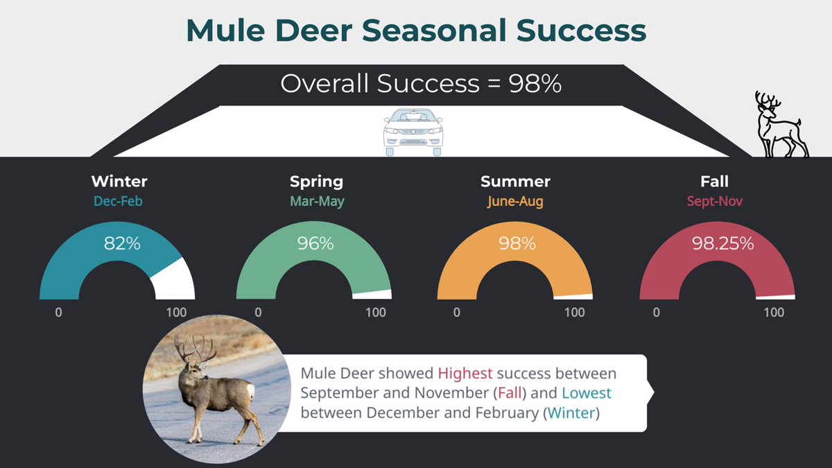 wildlife_interactions (@hwi_utah) on Twitter photo Great News! After two years of monitoring, we can report that mule deer successfully use the Parleys Canyon I-80 overpass! Thanks to Blake Ledbetter <a href="/USU_WILD/">USU Wildland Resources</a> <a href="/QCNRUSU/">QCNR at USU</a> for his hard work. Great News! After two years of monitoring, we can report that mule deer successfully use the Parleys Canyon I-80 overpass! Thanks to Blake Ledbetter <a href="/USU_WILD/">USU Wildland Resources</a> <a href="/QCNRUSU/">QCNR at USU</a> for his hard work.