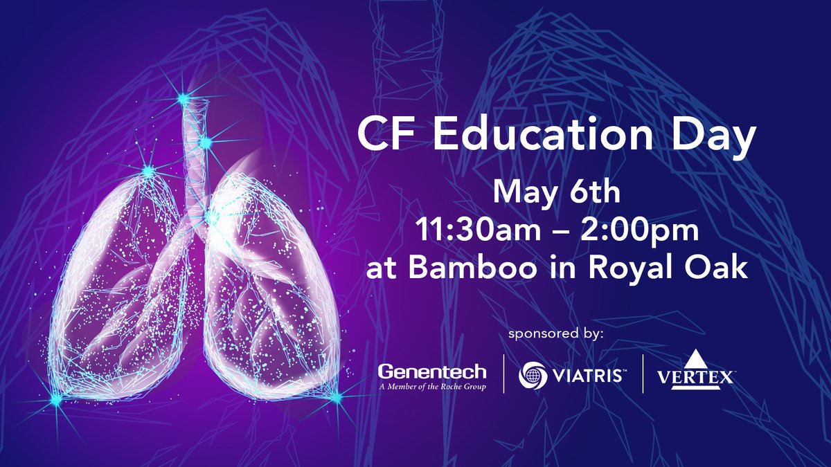RoadmapToCF's tweet photo. If you want to meet @dianeshadersmth and #DylanMortimer in person, register for the Bonnell Foundations Education day! It's free. CF parents and caregivers mingle, eat lunch and hear from these two! Thanks to our sponsors @ViatrisInc @genentech and @ViatrisInc https://t.co/LcAajC0gIr