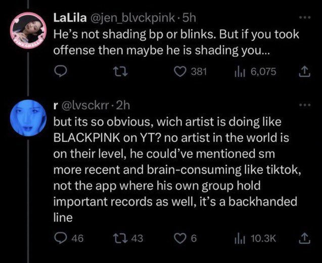 tksovers's tweet photo. "I never dissed anyone specifically. If someone feels targeted, then it’s their problem.” — Suga https://t.co/5Foo2FidMU