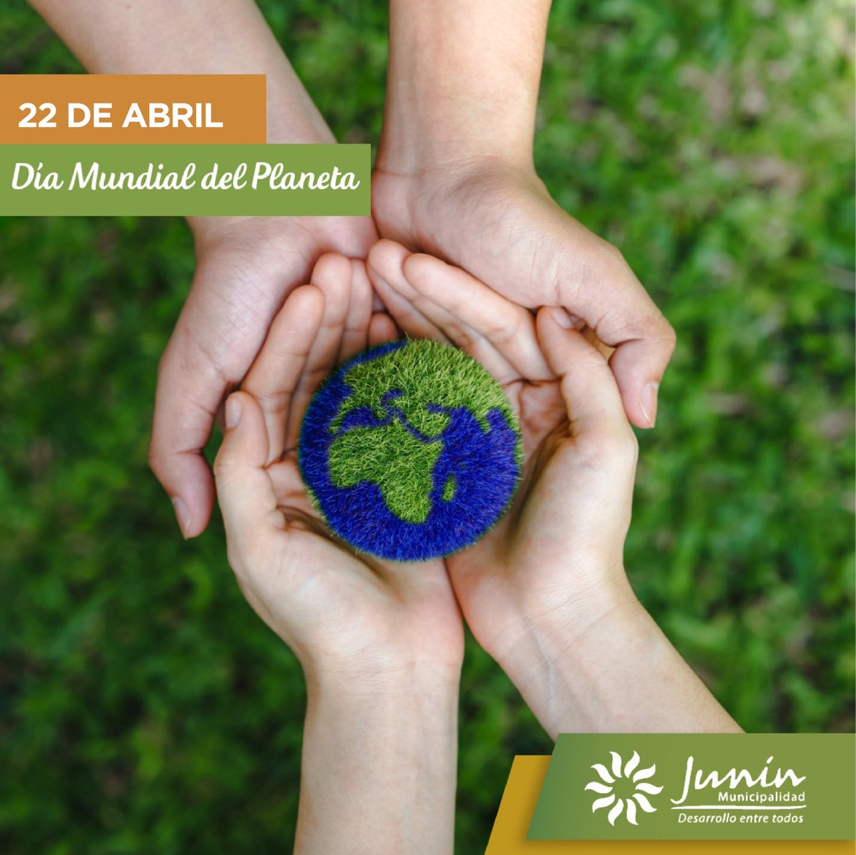 MuniJuninMdz's tweet photo. Feliz Día de la tierra 🌎! Celebramos este día tan especial para conmemorar a quienes trabajan arduamente por hacer de Junín un departamento sustentable. Extendemos el compromiso con la sustentabilidad en nuestro amado Junín e invitamos a todos a ser parte de su cuidado 💪👊. https://t.co/RVOxMdzkZ2