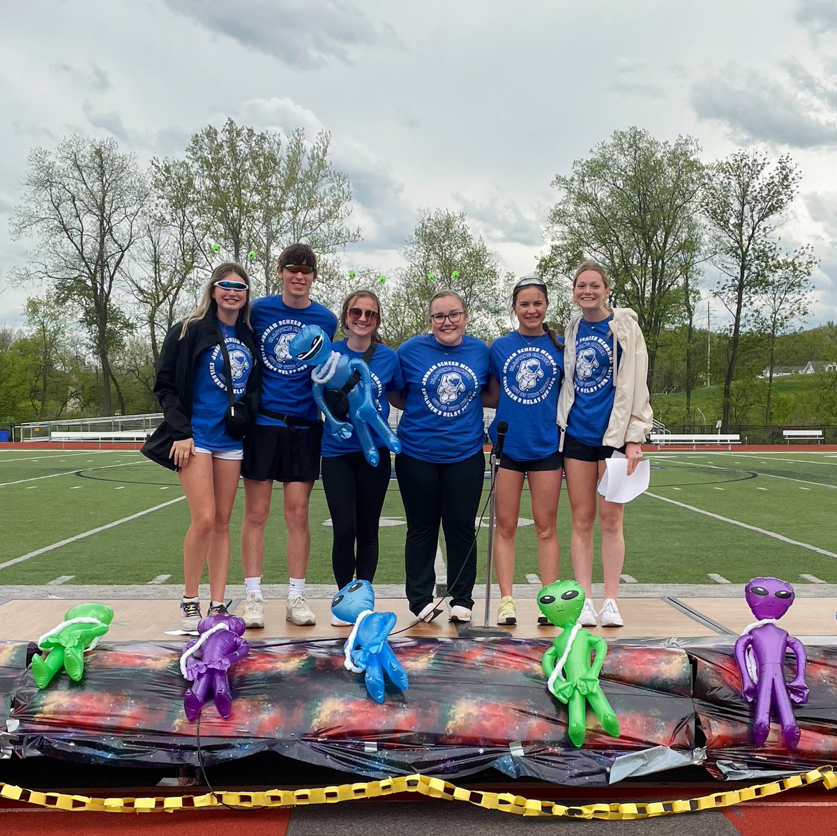 DrJKephart's tweet photo. I am so proud of the Relay for Life student leadership team &amp; all the @WashingtonStuco @gowhsbluejays involved in making such a meaningful night happen for students &amp; the community! You certainly are helping to 🚀 Blast Cancer out of this World! 🌎 👽💙🤩 #EngageSDOW https://t.co/w5snNnOGyT