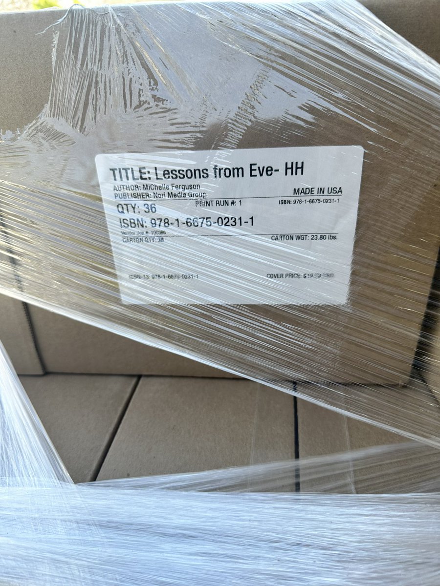 Print Run #1 is complete!  Feels good to hold my book!!! I poured my heart and soul into it &amp; I believe it’ll help a lot of women. You can order the book &amp; read the first chapter for free at lessonsfromeve.com. #lessonsfromeve #womensbook #selfsabotage #takecontrolofyourlife