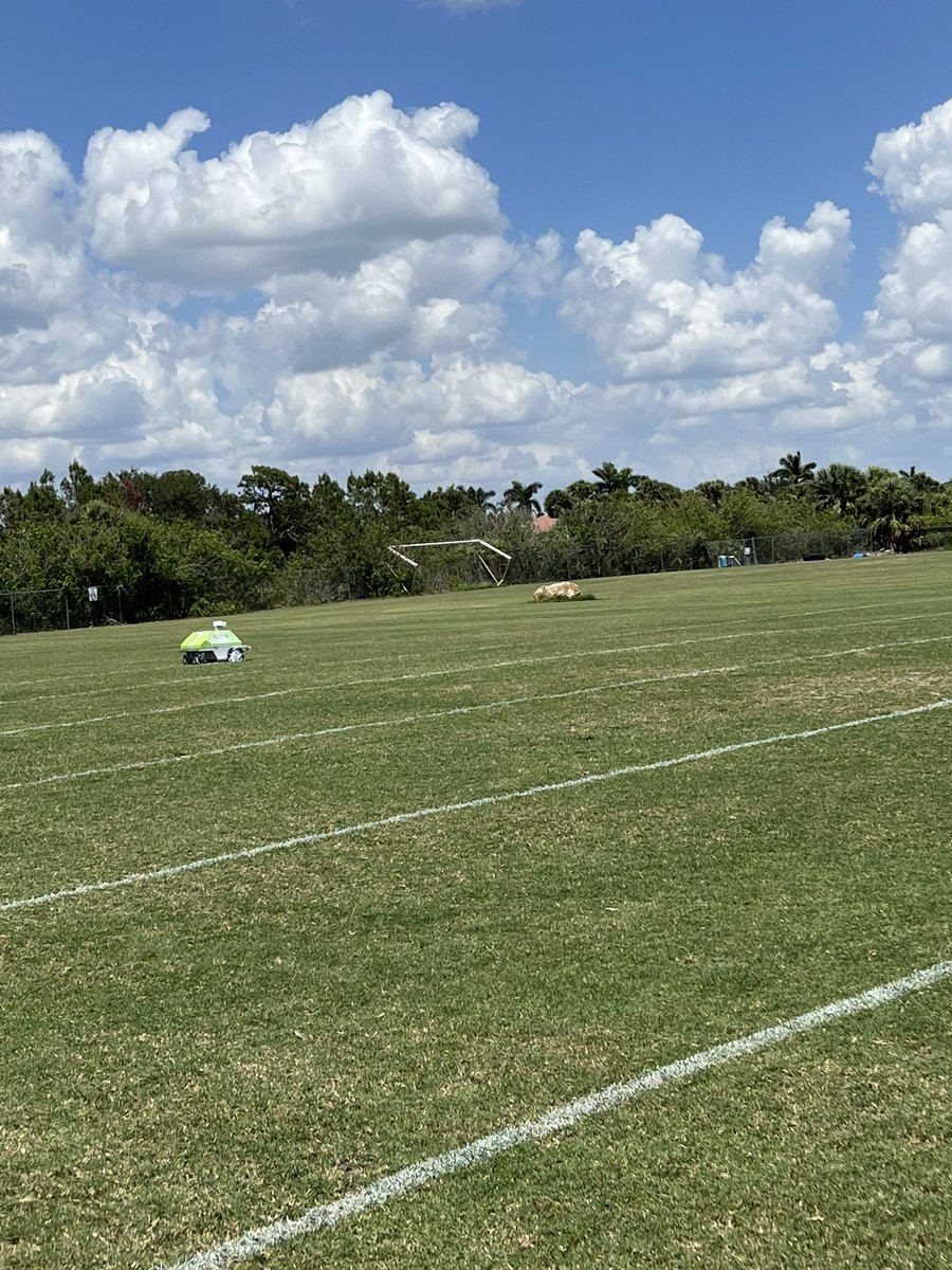 Practice field is painted. Spring football time is almost here! #OneTeamOneFamily