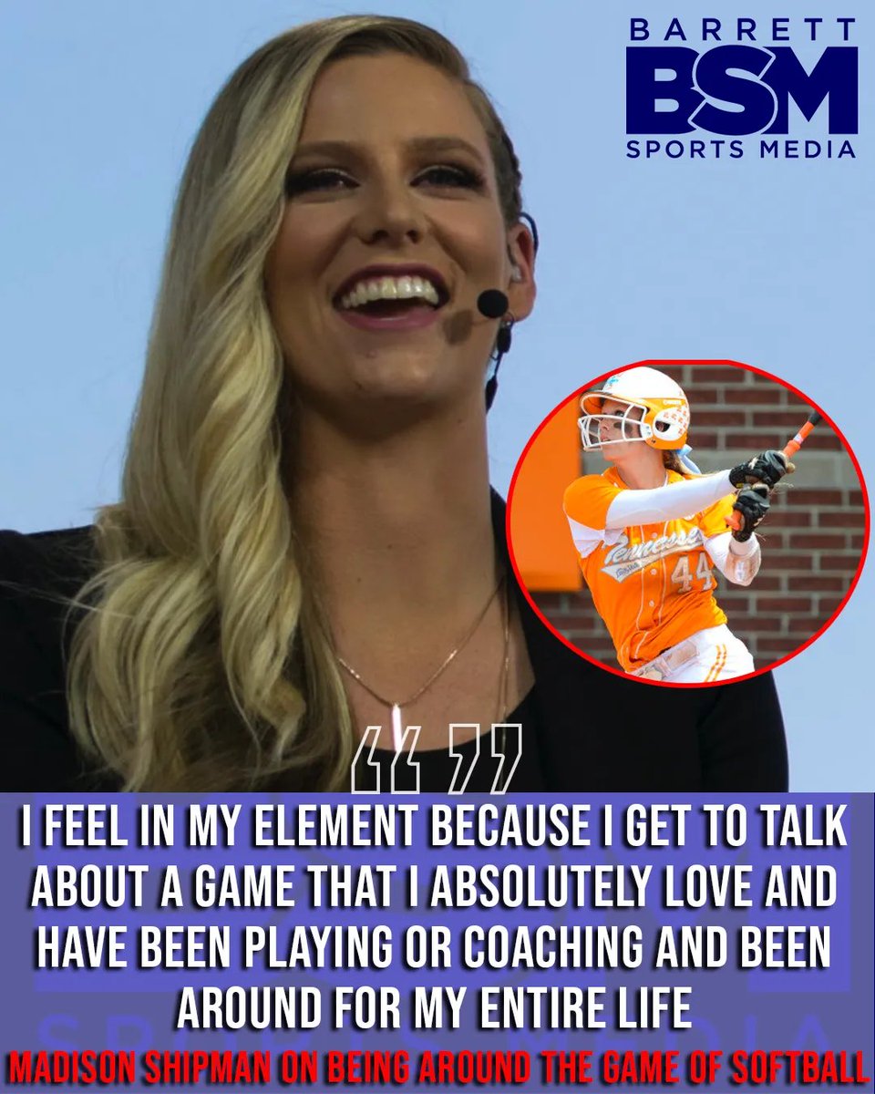 . @MaddiShip is in her element when she's around softball. She told @derekfutterman how her softball career led to her media career. buff.ly/41sZOwO