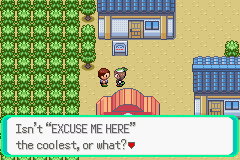 Isn't "EXCUSE ME HERE" 
the coolest, or what?