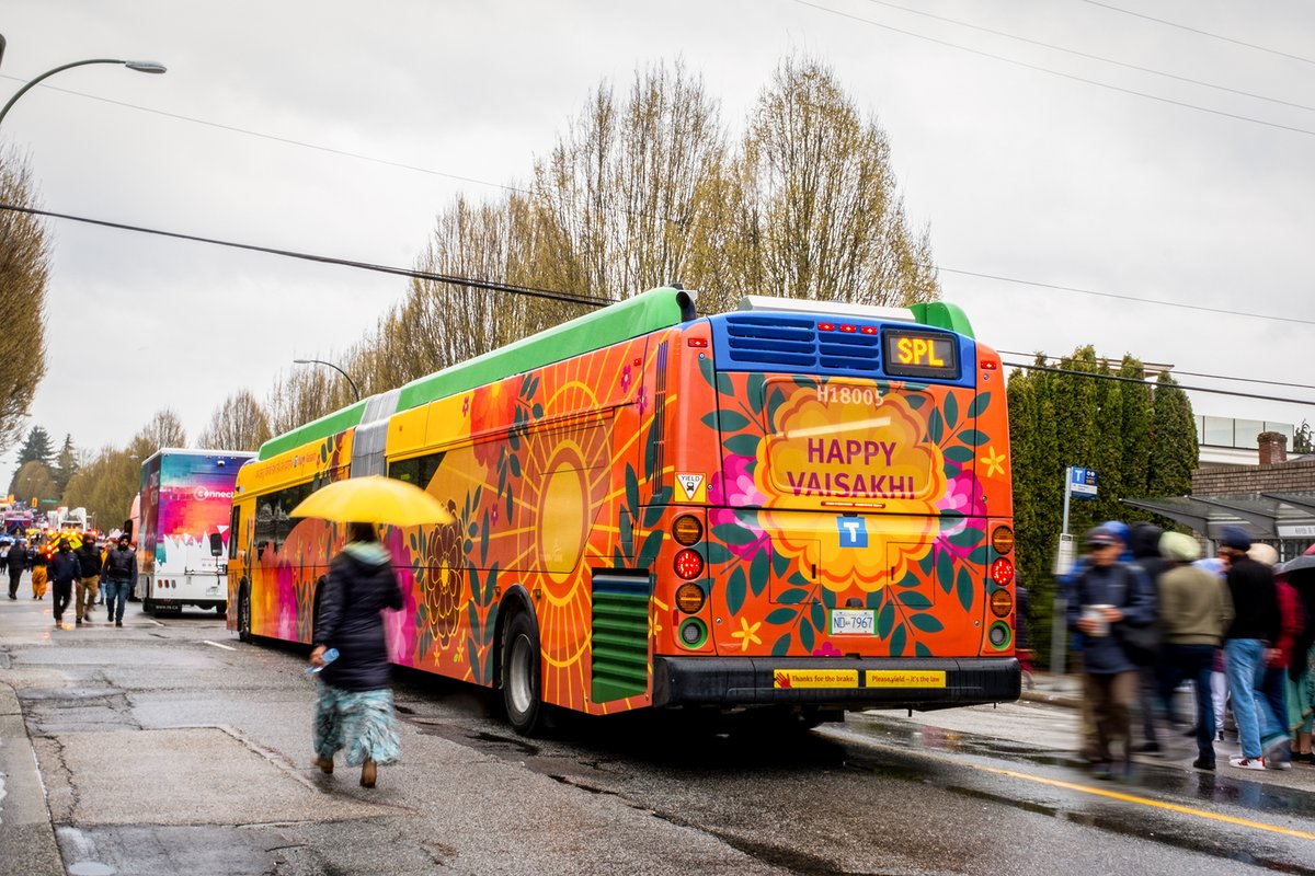 TransLinkNews's tweet photo. See you at the Surrey Vaisakhi Parade on Saturday, April 22! ๐
Be on the lookout for the TransLink team as we parade our photo-worthy Vaisakhi bus and hand out #Transit4ThePlanet cards with wildflower seeds in them! ๐คฉ
๐ก: https://t.co/Gqt4V7Xv36 https://t.co/4rZK4QwUfI