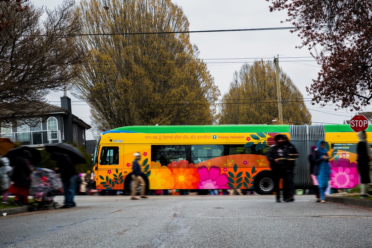 TransLinkNews's tweet photo. See you at the Surrey Vaisakhi Parade on Saturday, April 22! ๐
Be on the lookout for the TransLink team as we parade our photo-worthy Vaisakhi bus and hand out #Transit4ThePlanet cards with wildflower seeds in them! ๐คฉ
๐ก: https://t.co/Gqt4V7Xv36 https://t.co/4rZK4QwUfI