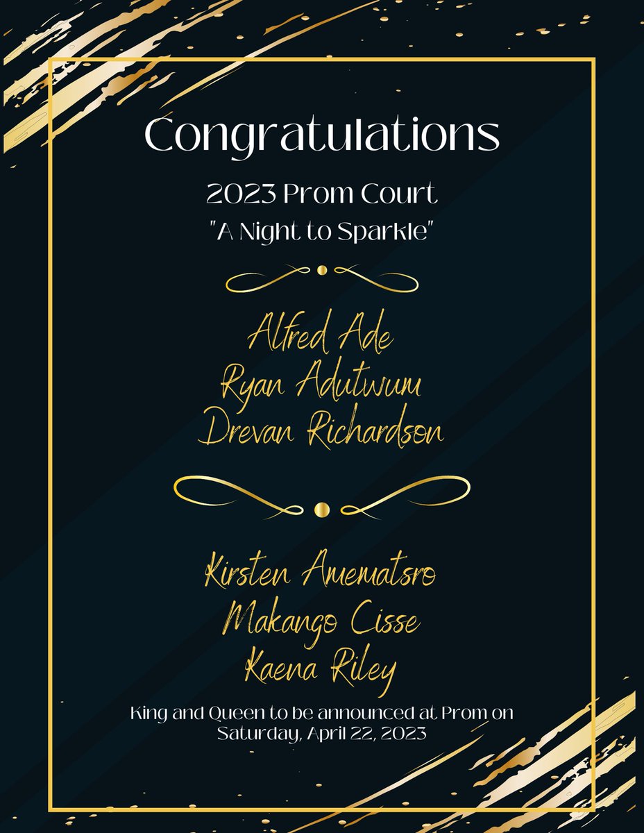 ✨👑 Prom Court 2023 👑✨