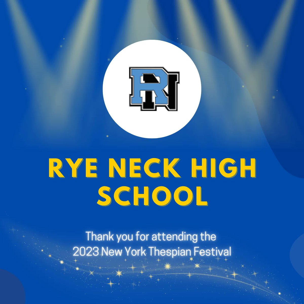 A special shoutout to Rye Neck High School (<a href="/RNHS_Panthers/">Rye Neck HS</a>) for joining us at the 2023 New York Thespian Festival! 🎭 We're excited to see you there! ☺️

#newyorkthespians #nythespians #thespiansociety #thespians #thespian #thespy #NYThespianFestival2023
