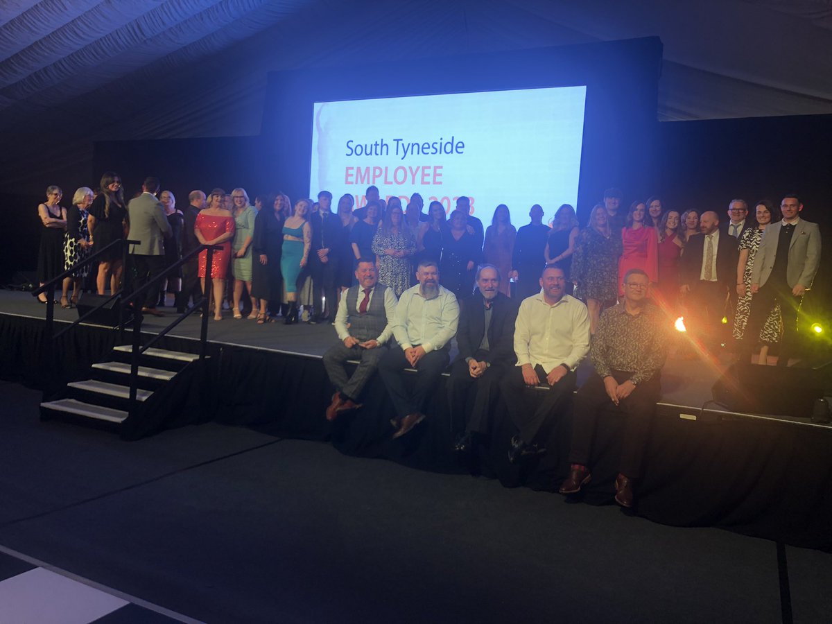 Well… that was amazing and just a bit emotional! Congratulations to everyone nominated at <a href="/STyne_Council/">Official South Tyneside Council</a> employee awards. Here are the wonderful winners from the council, @stynesidehomes and our schools.