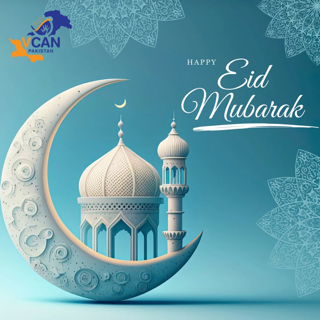 PakistanVcan's tweet photo. Let's cherish the beautiful moments of Eid with our loved ones and make memories that last a lifetime. May this Eid be a new beginning of greater prosperity, success, and happiness in your life.  VCAN Pakistan team wishes Eid Mubarak to everyone celebrating!

#vcanpakistan https://t.co/IkaSAst90U
