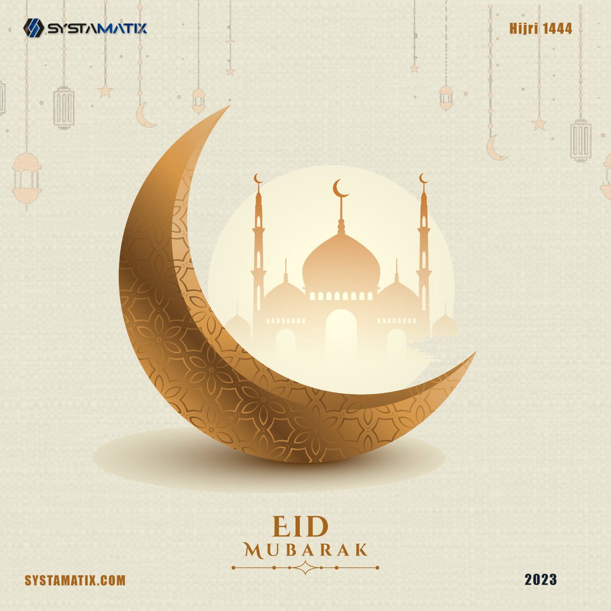 SystamatixInc's tweet photo. As the holy month of Ramadan comes to an end, We wish you and your family a joyous Eid filled with love, peace, and happiness. May Allah bless you with good health, prosperity, and success in all your endeavors. Eid Mubarak!
.
https://t.co/xXNR3ZTA1R
.
#EidMubarak #EidUlFitr #OC https://t.co/YjuQ3rNI5f