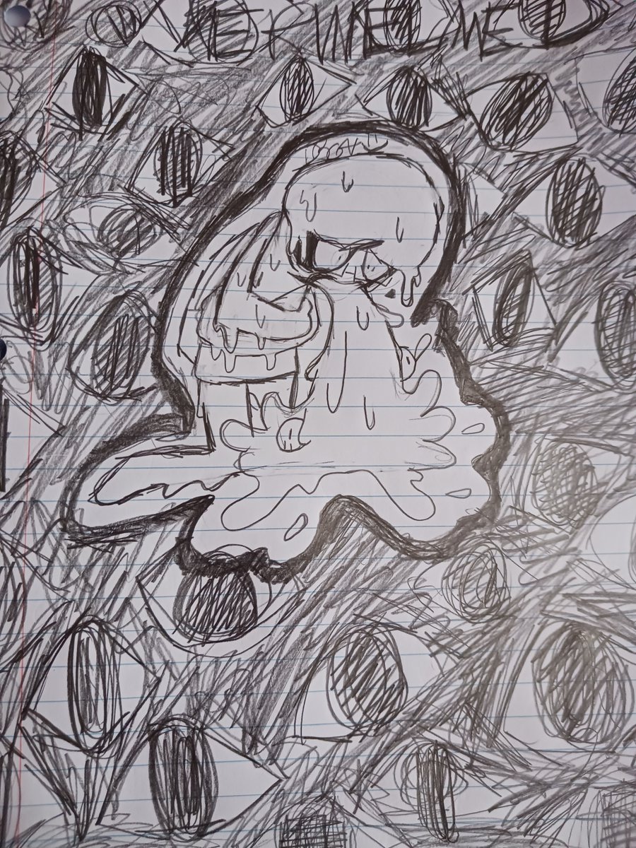 DragonGamerBME's tweet photo. School Doodle Dump (TW BODY HORROR, VENT ART AND EMETOPHOBIA) #pizzatower #pizzatoweroc #twemetophobia #twvent #fakepeppino #bodyhorror https://t.co/Hnt6YRIKjc