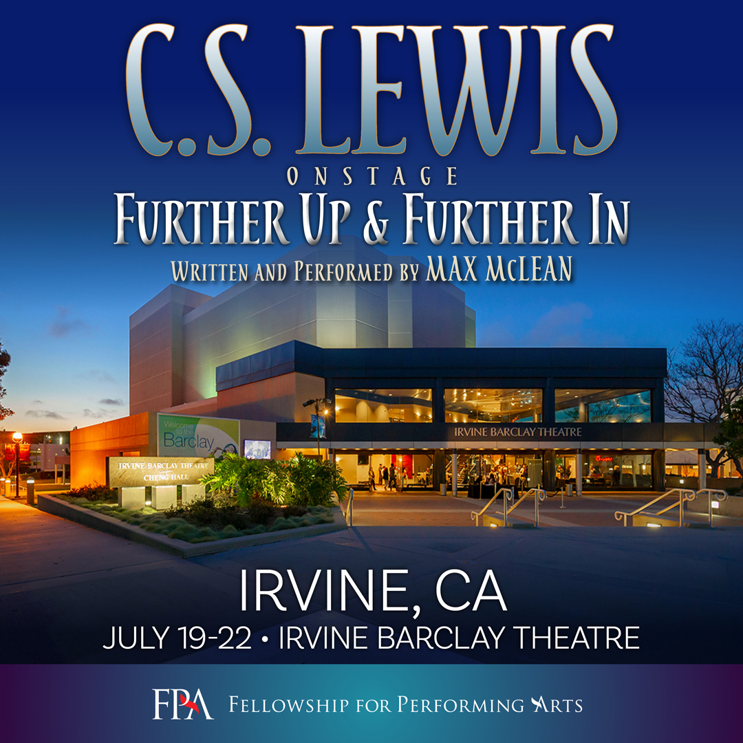 California, we're coming to you, and tickets are ON SALE NOW at cslewisonstage.com/?utm_campaign=…! We'll see you at the @IrvineBarclay July 19-22 with Further Up & Further In.