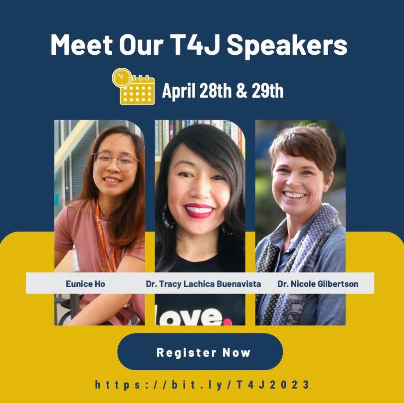 UCIEducation's tweet photo. There is still time to register for Teaching for Justice! These are just a few of the many speakers that will be at the 2-day conference for K-12 educators and those interested in integrating the principles of AAPI Studies into their work.

RSVP⬇️
https://t.co/TSjlEWgX0M https://t.co/CfLWIpOEB6