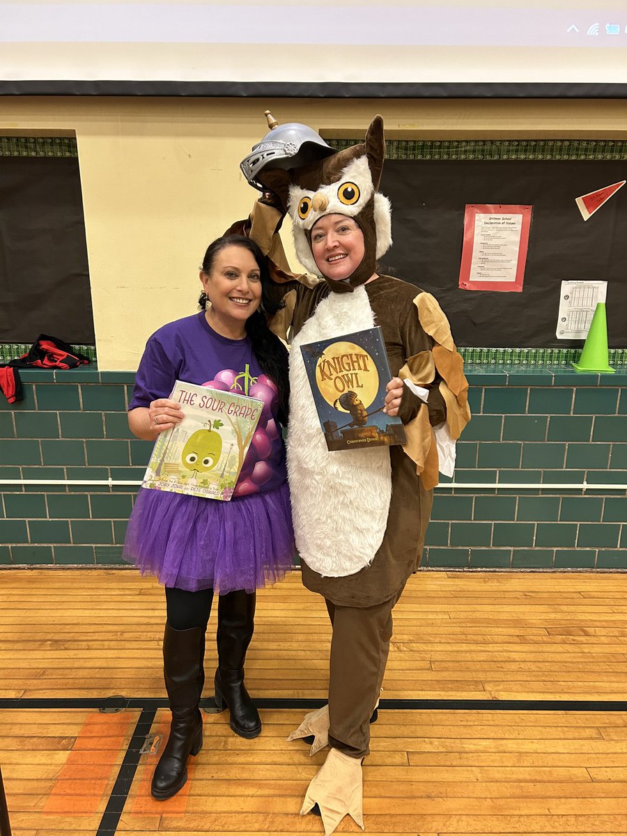 BraveReader73's tweet photo. What a day! Ms. Eisenberg and I found a dog on the way to school, so of course we took it and held it there until we found the owner. THEN Knight Owl won the battle of the books! @cadenise https://t.co/46GOEqkaCR