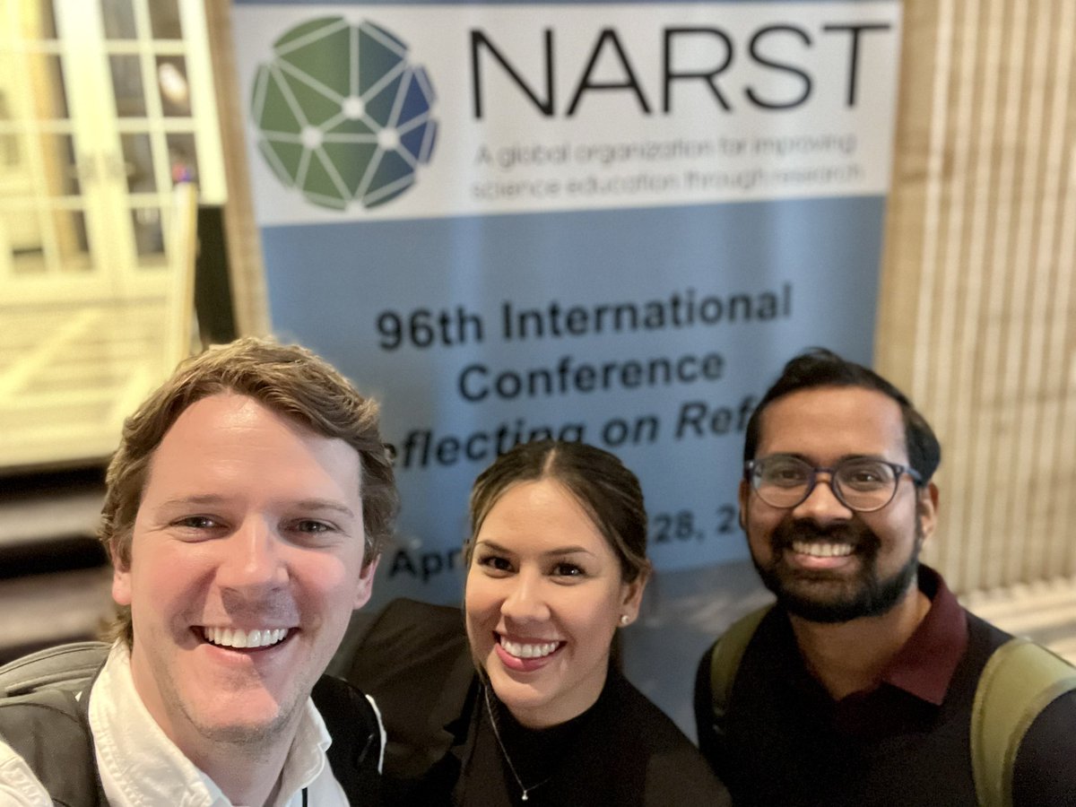 samevns's tweet photo. Leaving #NARST2023 feeling energized and inspired. Thanks all, until next time! https://t.co/gq1TSc720k