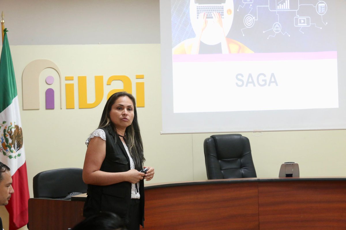 VERIVAI's tweet image. Durante la reunión se les presentó el #SAGA, que tiene como finalidad facilitar la disponibilidad y organización de archivos, así como #INTEGRA2 que ayuda a convertir sus portales institucionales a un formato accesibles para las personas con discapacidad.(2/2)