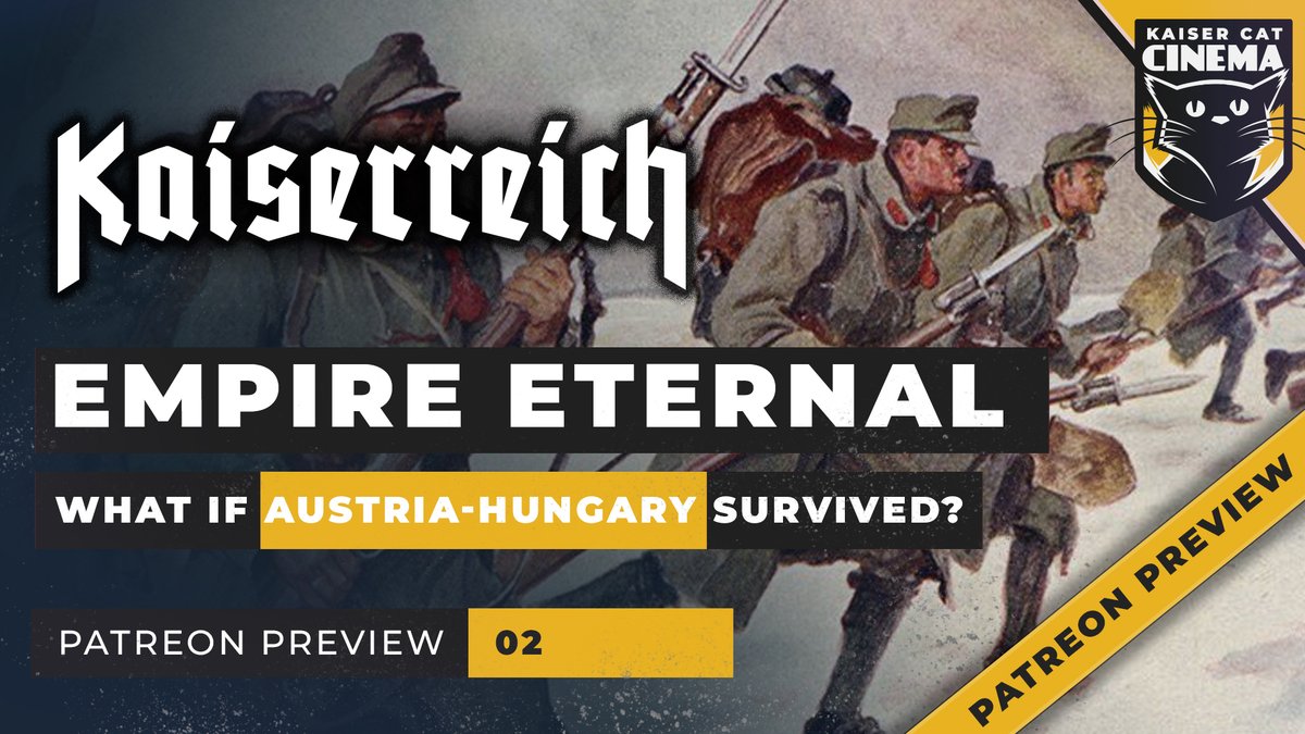 FlagmakerPrint's tweet photo. Patreons just got their first preview of the next episode in the Kaiserreich Documentary series! e06 'Empire Eternal' focuses on the interwar years in Austria-Hungary and her direct sphere. Join us and get a sneak peek at the episode! https://t.co/MdywJagk27 https://t.co/J7jzZoY7zp