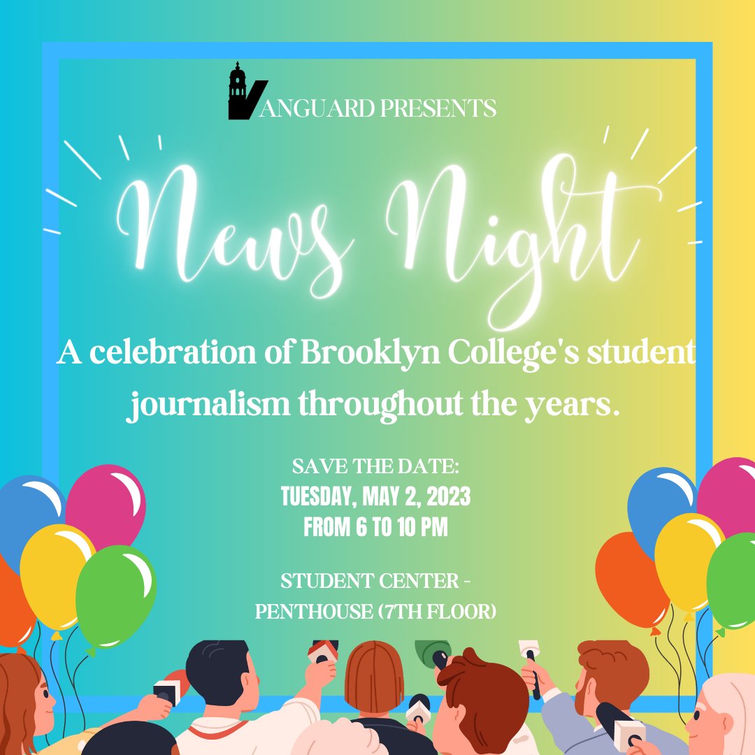 thebcvanguard's tweet photo. 🗞️Vanguard is hosting *the* end-of-spring journalism celebration you won’t want to miss!

We’ll honor The Vanguard’s 1950s staff &amp; BC’s former, current, and future student journalists.

🎉Good food, music, and vibes will be provided. 

Come by Tuesday, May 2! RSVP link in bio. https://t.co/Gy3EW72dsr