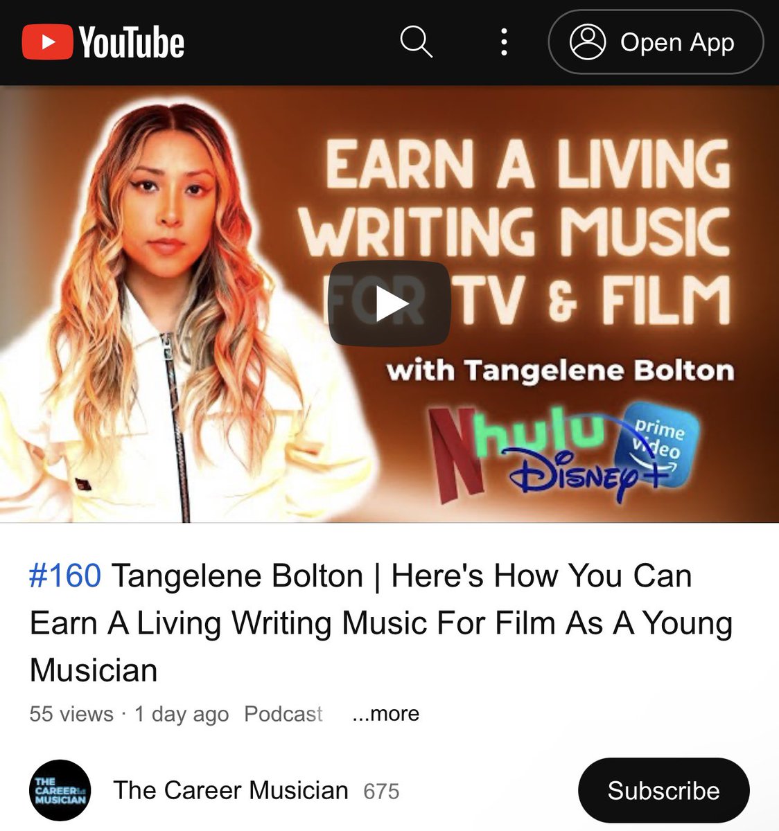 If you are an aspiring film/TV #composer looking to break into the industry, I recommend checking out #TheCareerMusician where we talk the journey and all things #WarriorNun

youtu.be/kJ_sukqj08A

#HaloBearers #SaveWarriorNun #filmcomposer #tvcomposer #filmmusic #womeninmusic
