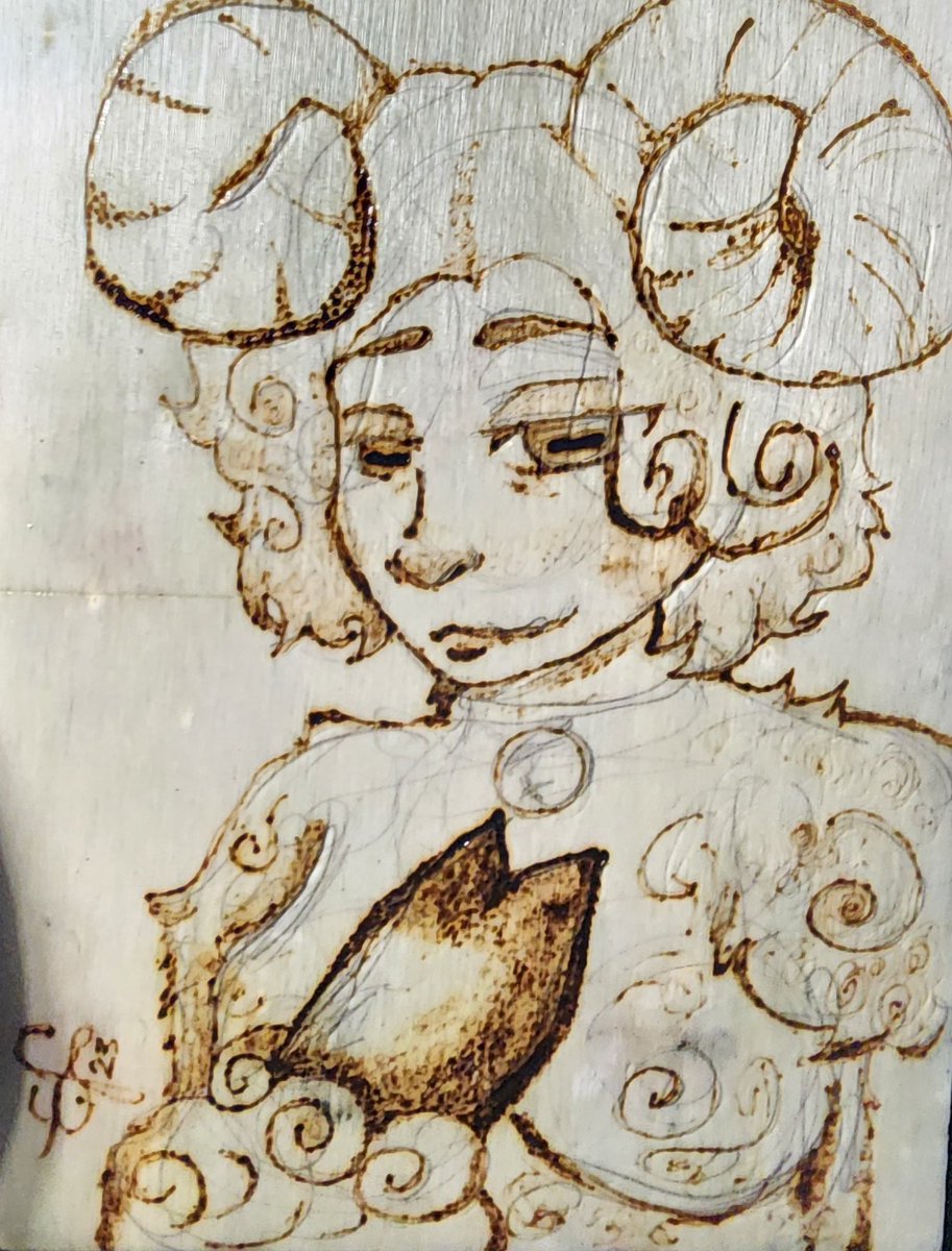 MakerMoth's tweet image. #WIP woodburning is cool