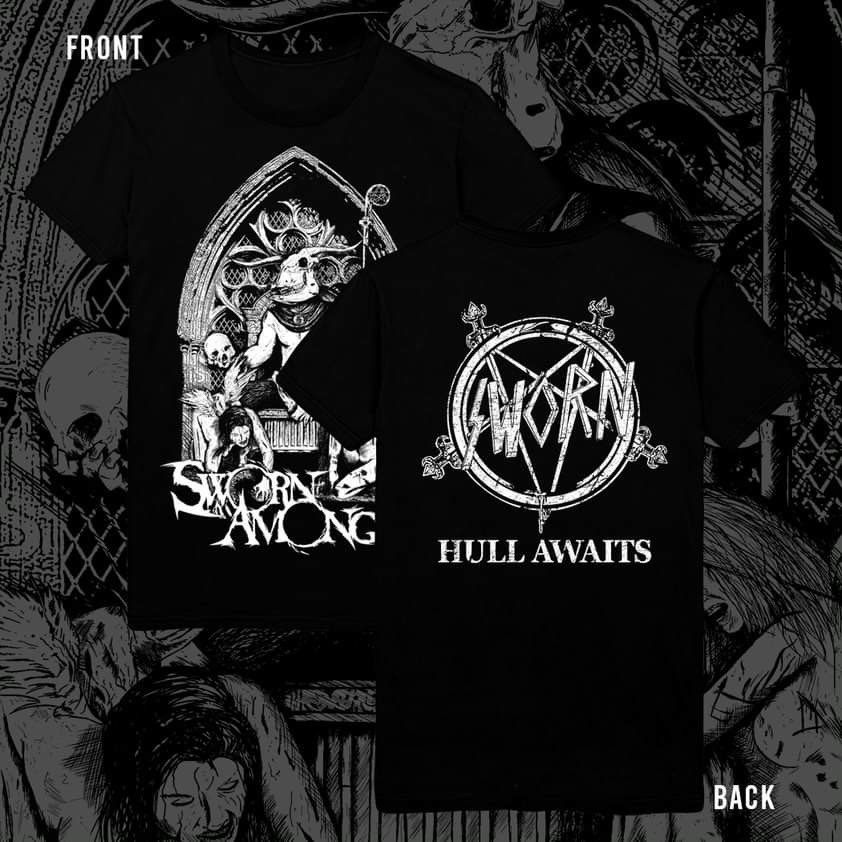 #Hull Awaits Tee! Based on the iconic <a href="/Slayer/">Slayer</a> album!  Get yours now! 

swornamongst.bigcartel.com/product/hull-a…

#metalband #metalcore #thrashmetal #hardcore #djent #merch