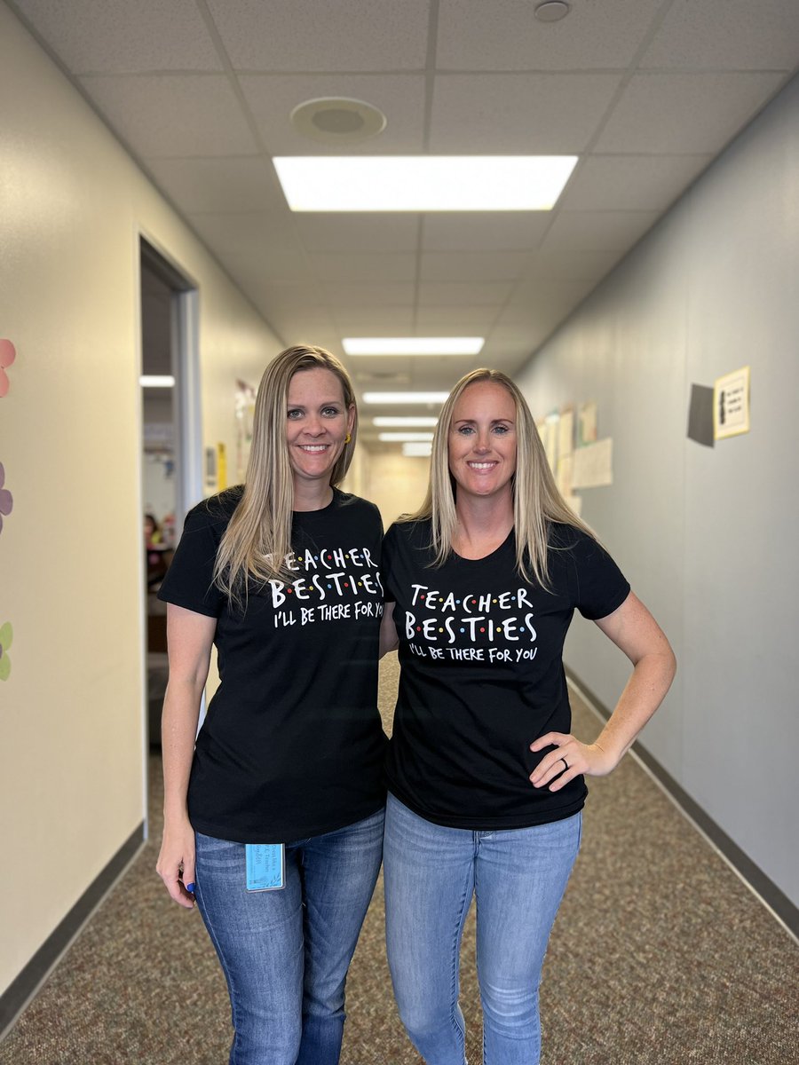 GuilloryTISD's tweet photo. Get yourself a “teacher bestie” 👯‍♀️

…just not mine💁‍♀️

Love you @CPESFerguson ♥️
#TISDCPES #TeamTomball https://t.co/ML8Y8v4IOP