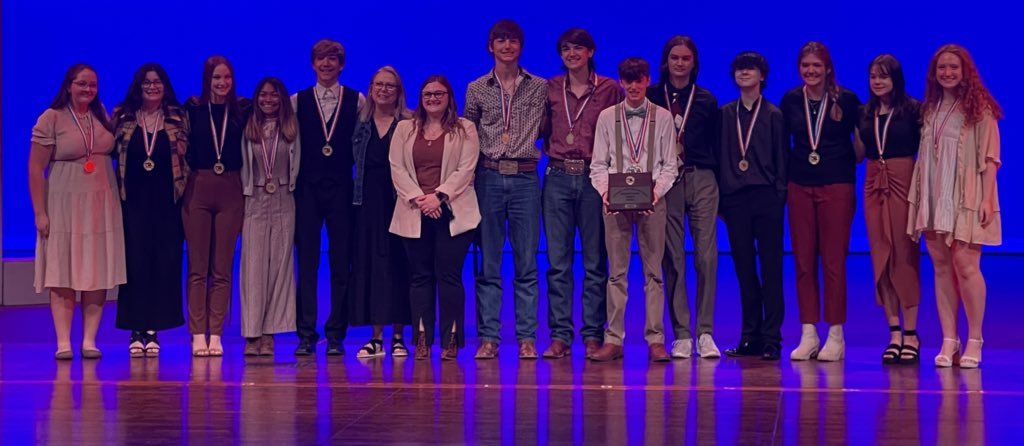 Slidell One Act Play is STATE BOUND! 🎭

Individual results:
All-Star Tech Award - Jayson Ellison 
Honorable Mention All-Star Cast - Jasmine Gonzalez 
All-Star Cast - Keller Pruett, Sydney Schertz 

We are proud of you! 🐾#sisdistheplacetobe #ontrackandleadingthepack <a href="/WCMessenger/">Wise County Messenger</a>