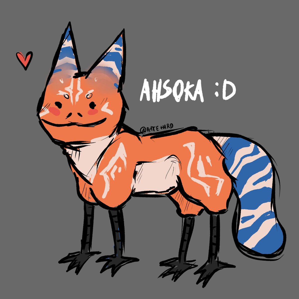 B1TEHARD's tweet photo. quick loth cat ahsoka drawing https://t.co/umOI8D9Ius
